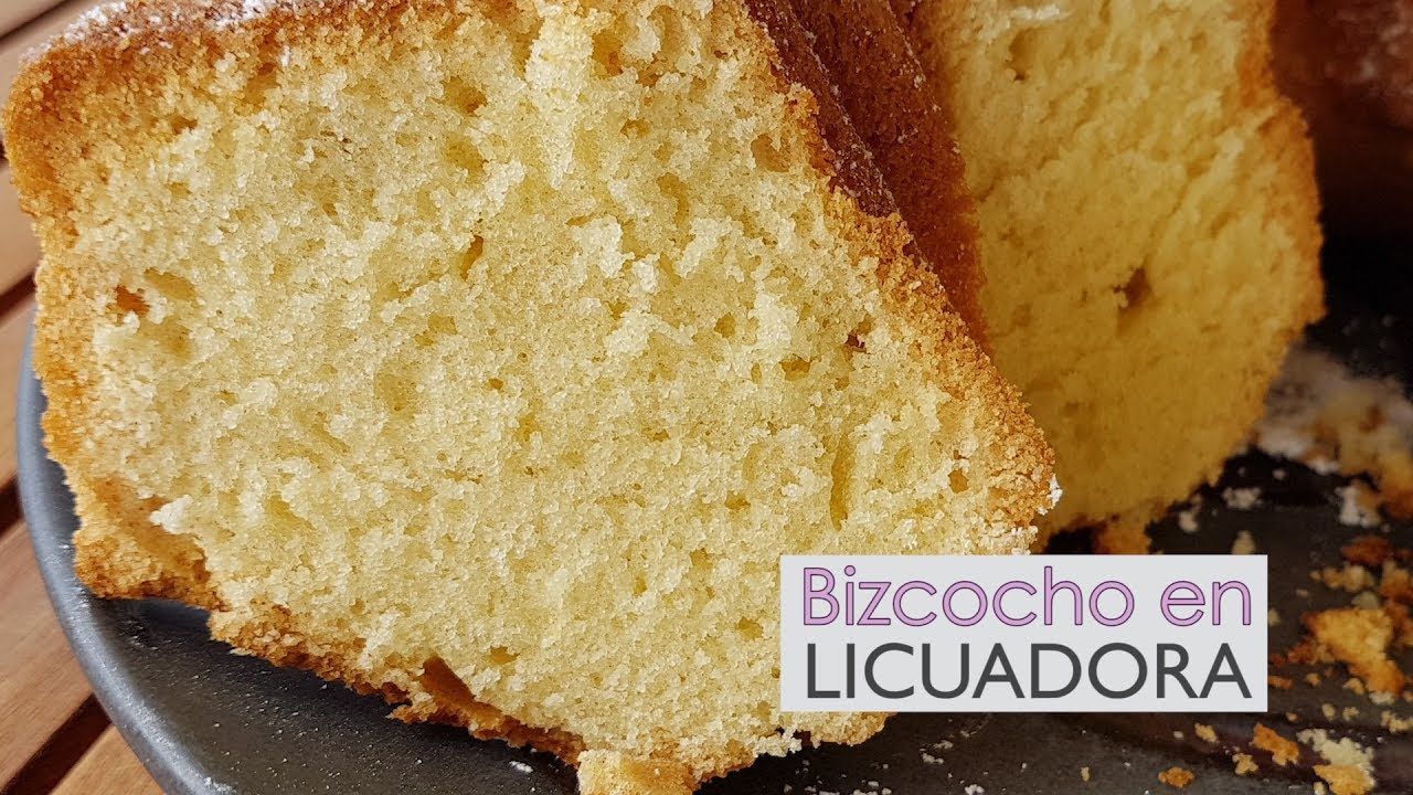 Bizcocho en licuadora - Torta licuada fácil y rápido
