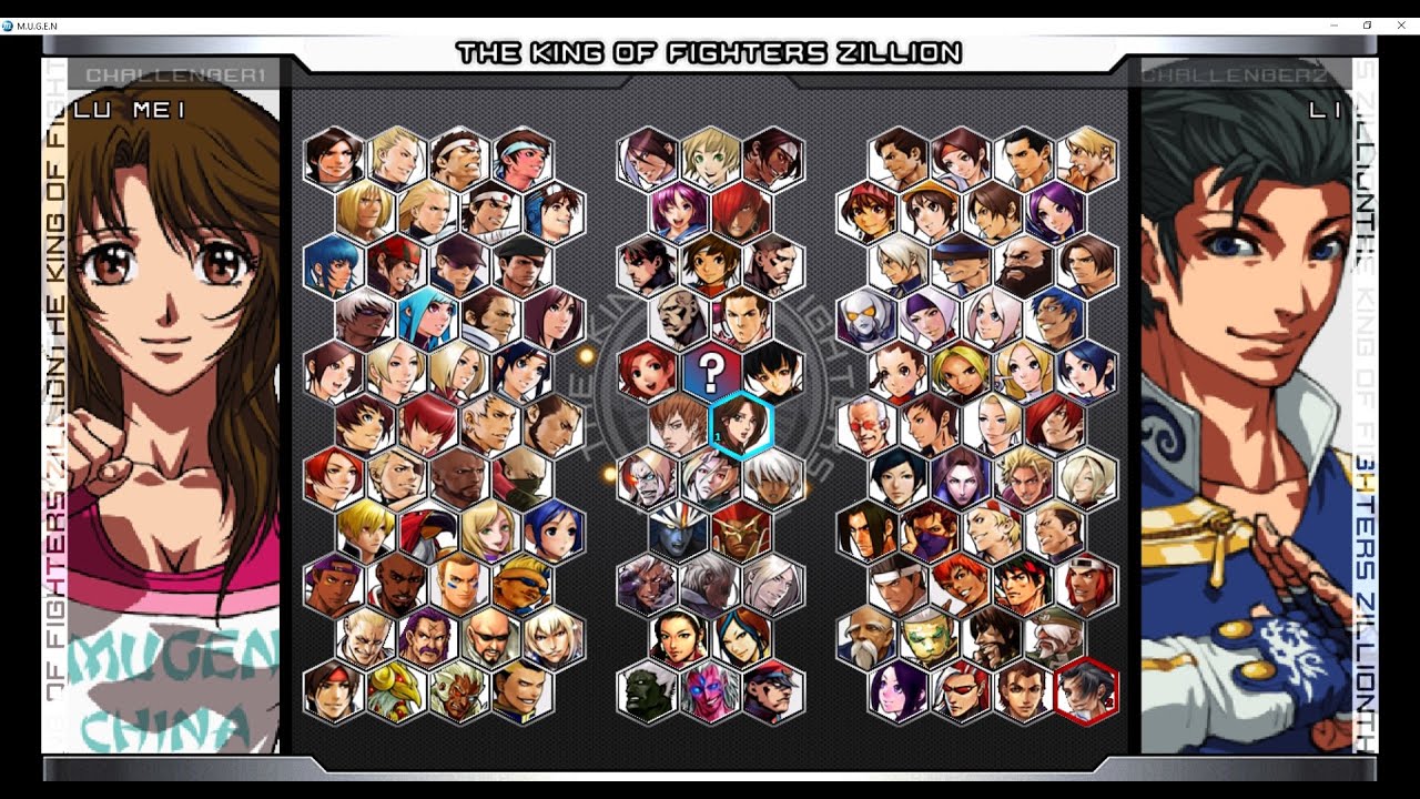 KOF Zillion 2022 | Full Roster (Character Select)