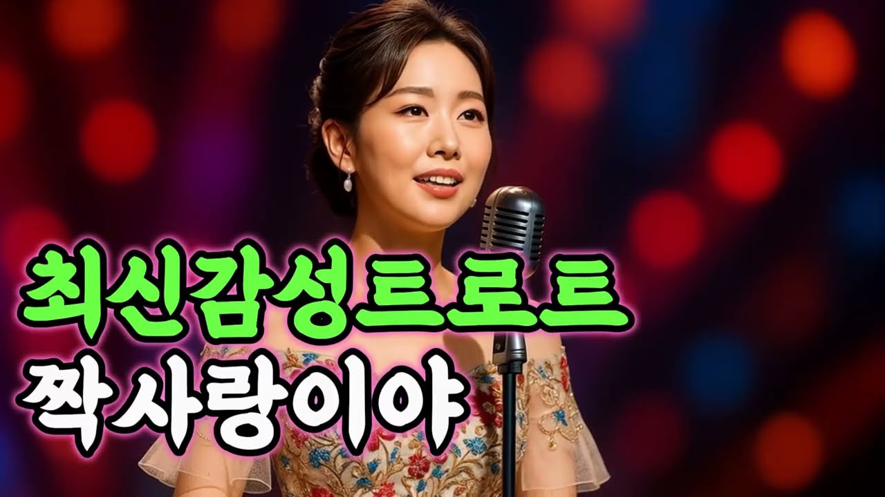🎵 최신 감성 트로트｜짝사랑이야 [트로트 신곡 / 가사 영상]