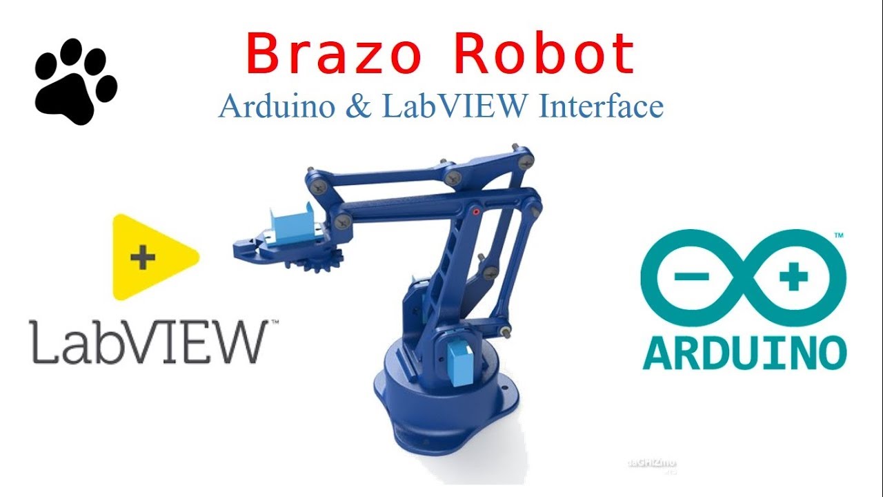 Brazo Robot eezy bot Arm Arduino - LabVIEW 1 - Robotic Arm