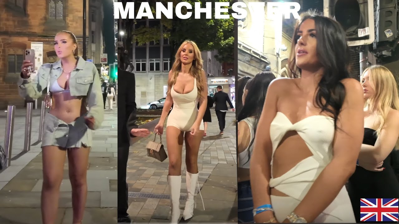 MANCHESTER UK NIGHTLIFE WALK NOVEMBER -  2023