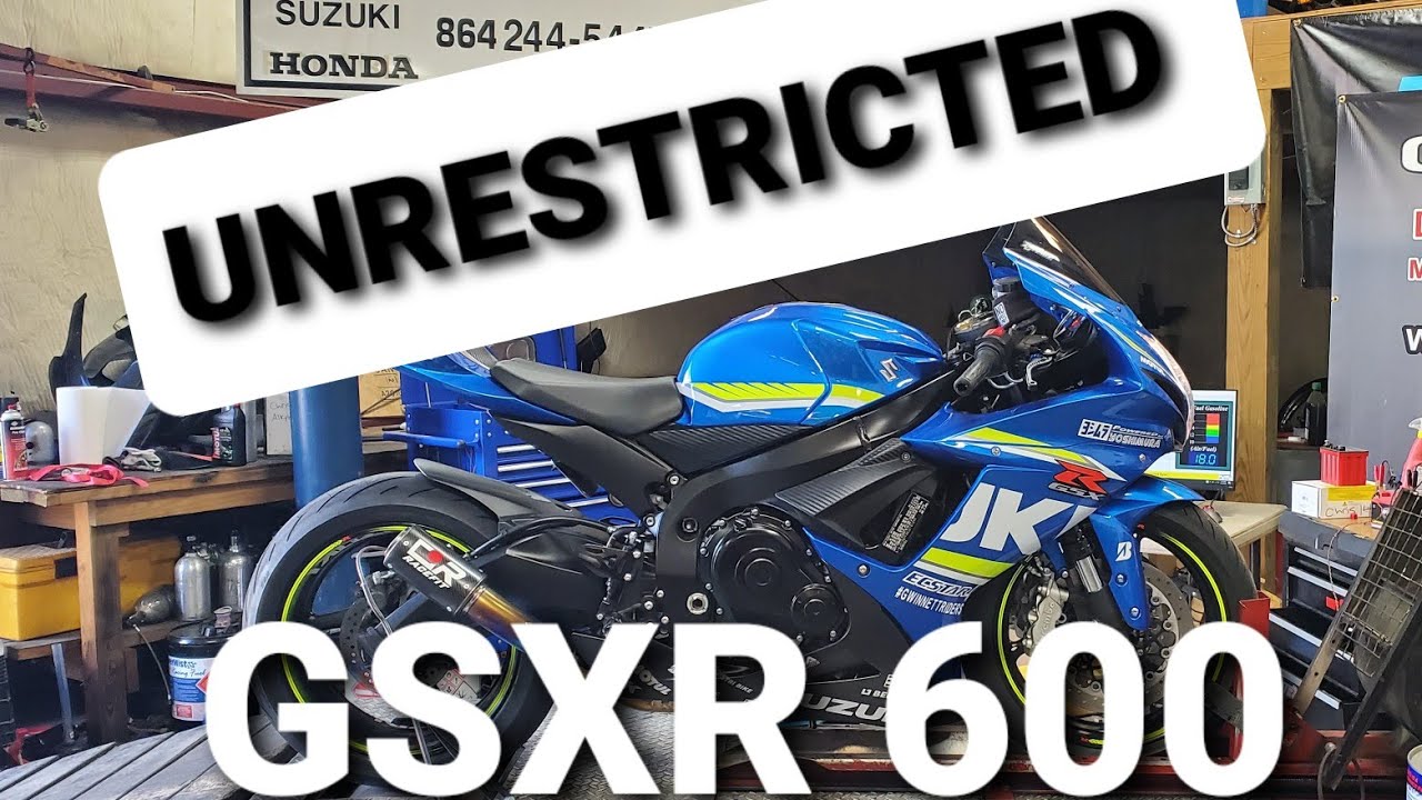 2018 Suzuki GSXR 600 ECU Flash and Dyno Tune Race Fit Exhaust - Moore Mafia