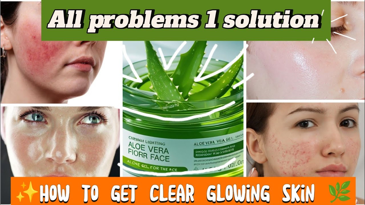 Aloe Vera Gel for Face | Clear Skin, Acne Cure & Natural Glow 🌿
