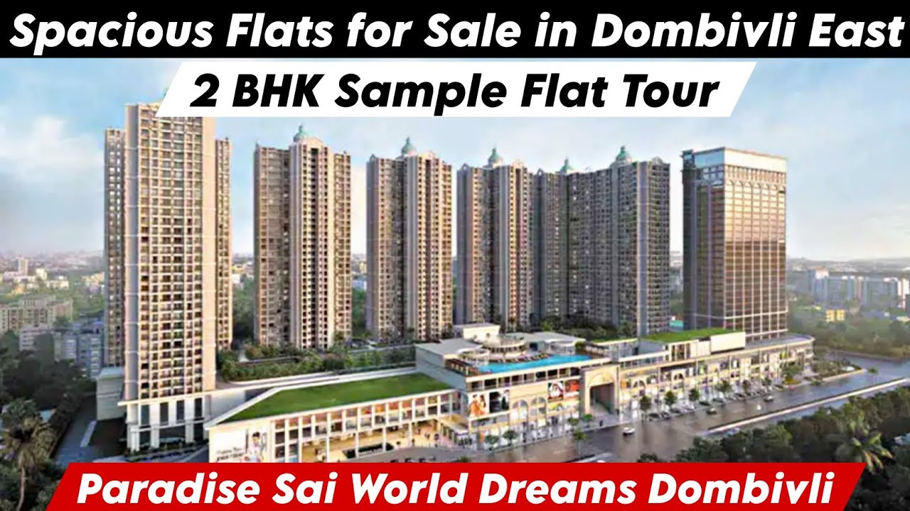 Paradise Sai World Dreams Dombivli | 2 BHK Sample Flat | New Projects in Dombivli East | 📞8800678921
