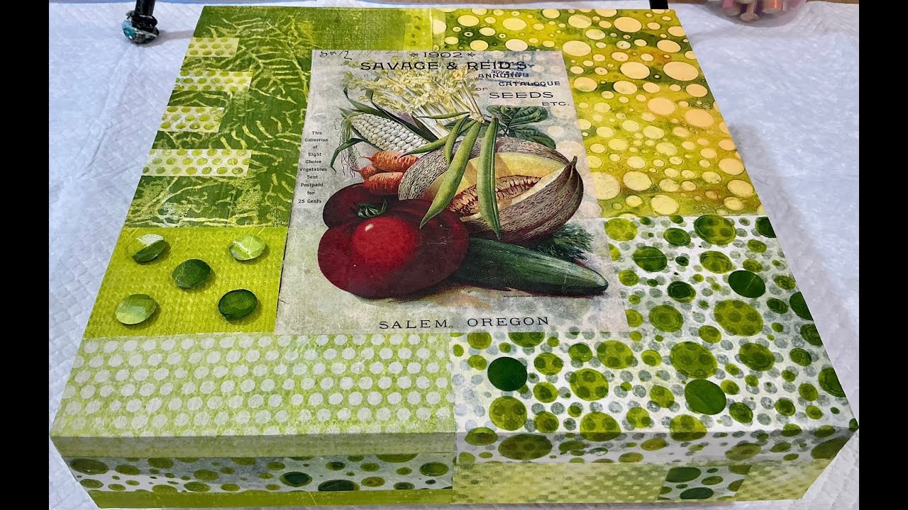Sentimental Collage For My Nanna #mixmediaart #collage #gelliarts #mixmedia #mixmediacreation