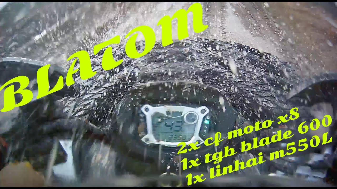 V&Yacute;LET PO BLATE I2x CFMOTOx8 1x TGB BLADE 600 1x LINHAI m550Ll - Mat&uacute;&scaron; Jazd&iacute;