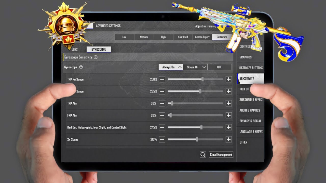 🔥 PUBG Mobile iPad 11th Gen Best Sensitivity Settings 2026 | 100% Zero Recoil + Pro Gyro