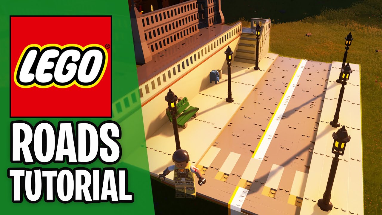 How To Make ROADS in LEGO FORTNITE | Lego Fortnite