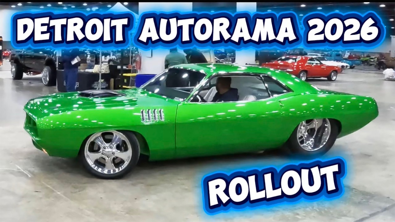 2026 Detroit Autorama Rollout! Epic Hot Rods, Street Rods & Custom Cars Leaving Cobo Center