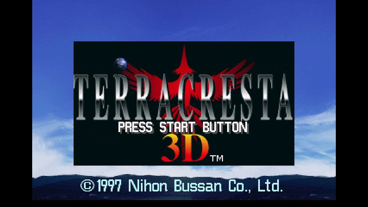 Terra Cresta 3D (テラクレスタ３Ｄ). [Saturn]. 1LC. HARD Playthrough. 60Fps.