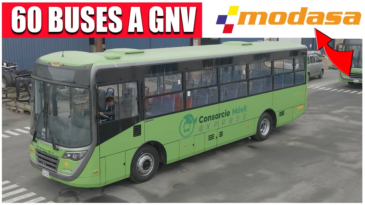 MODASA entrega 60 buses modelo Titán Urbano a GNV a Consorcio Móvil Express