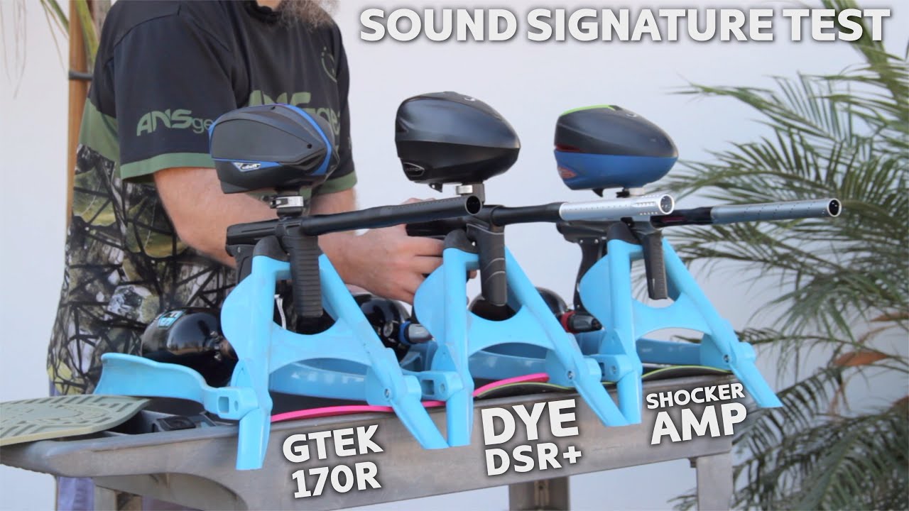 DYE DSR+ Paintball Gun - Sound Signature