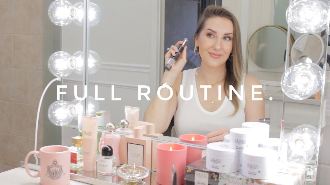 FRESH MAKEUP TREND, HEALTHY HAIR ROUTINE, & NEW SKIN PRODUCTS (FULL TUTORIAL)