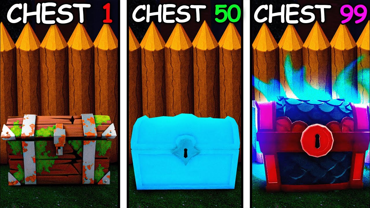 Opening EVERY Chest in 99 Nights in the Forest!