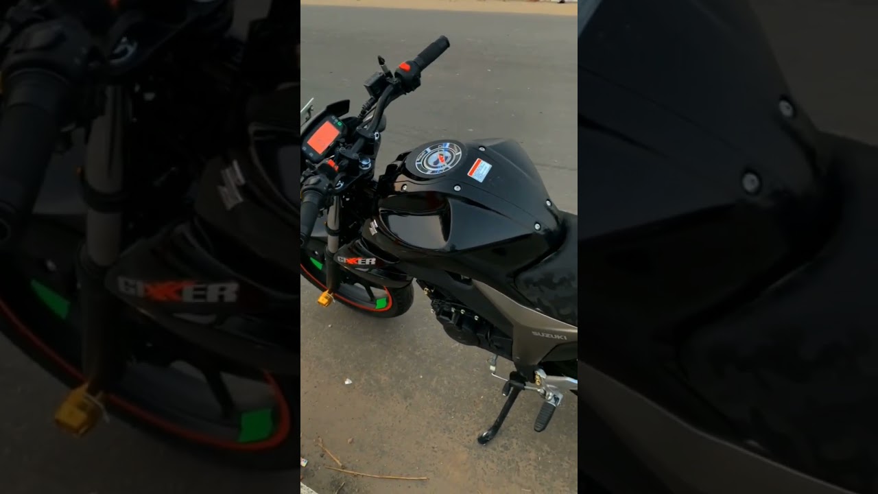 Suzuki gixxer monotone modified 😍