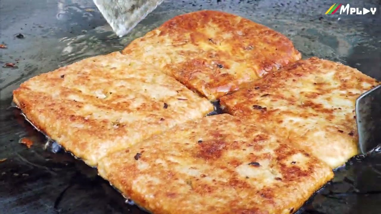 Indian Chicken Mutton Keema Paratha in Yangon 🥙 ပဲပလာတာ ကြက် / ဆိတ်ကီးမားပလာတာ Myanmar Street Food