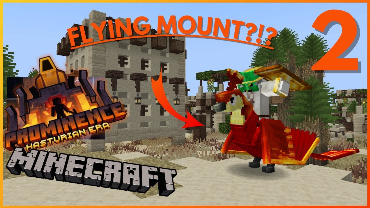 Craziest Mount IN Prominence 2! Finding a HOME? [Minecraft Prominence II Hasturian Era] pt 2
