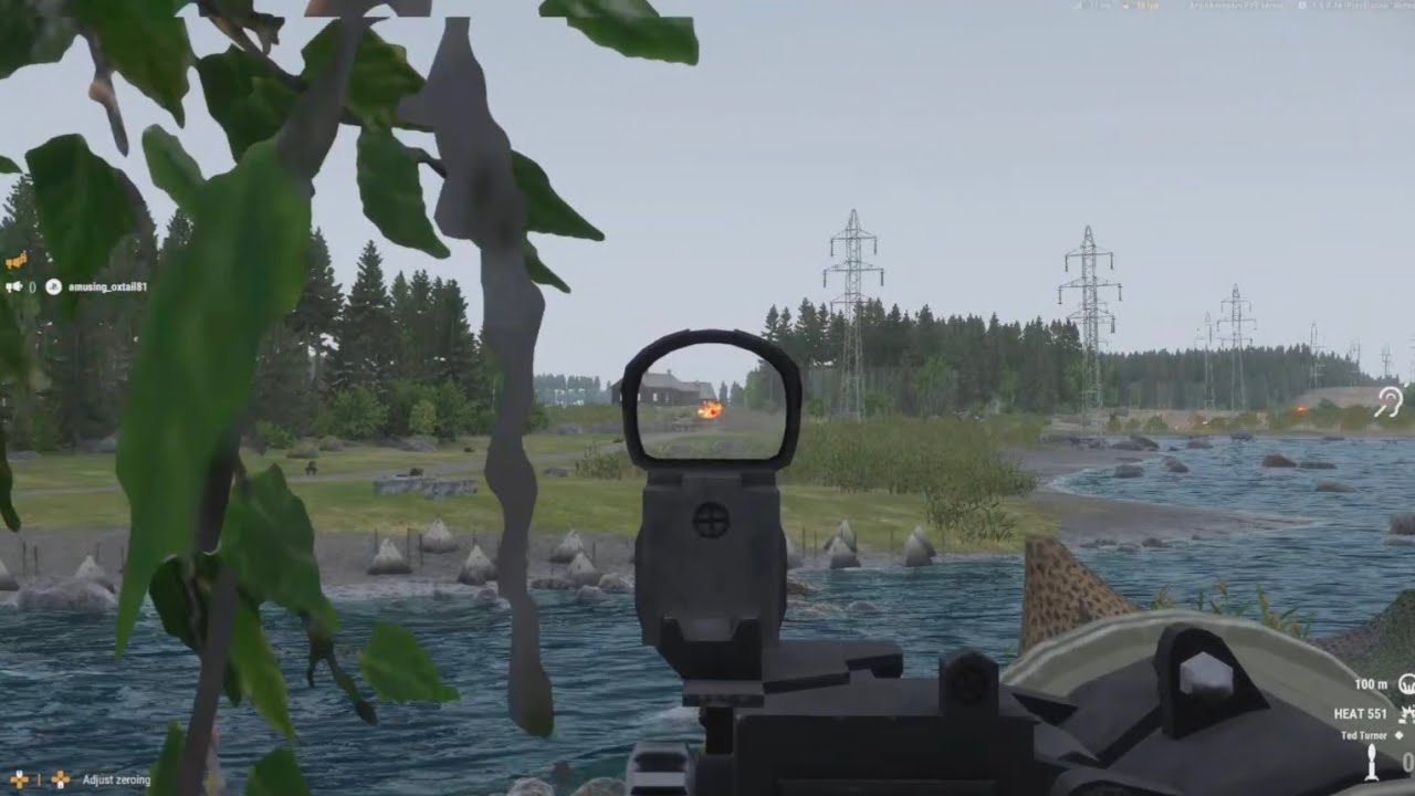 Arma Reforger (PS5)  modern gameplay- USA versus Russian army River Crossing!!!!!