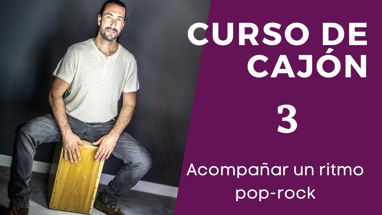 CURSO DE CAJÓN 🖐[3 - Ritmo POP ROCK fácil]