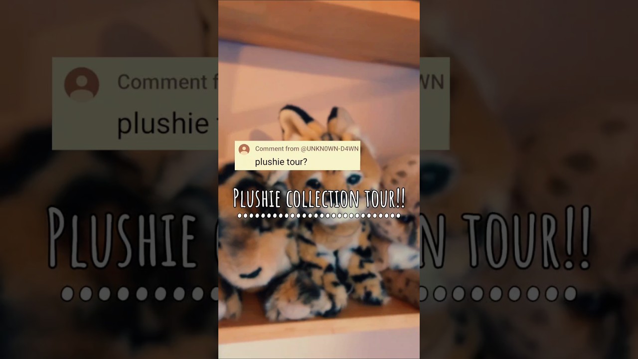 Stuffed Animal collection tour!! 🐯🍂 #collection #therian #stuffedanimals #stuffedtoys #fypage