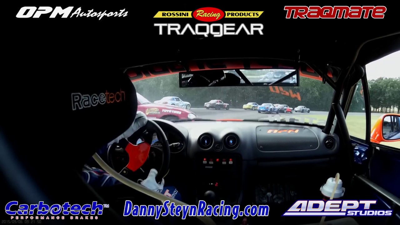 2015 Spec Miata NASA Nationals VIR - Danny Steyn's Race ends in 14 seconds