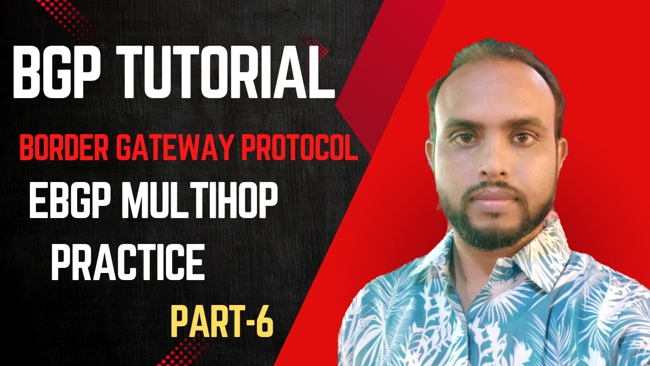 ebgp multihop | part-6 | update-source loopback |  bgp practice lab