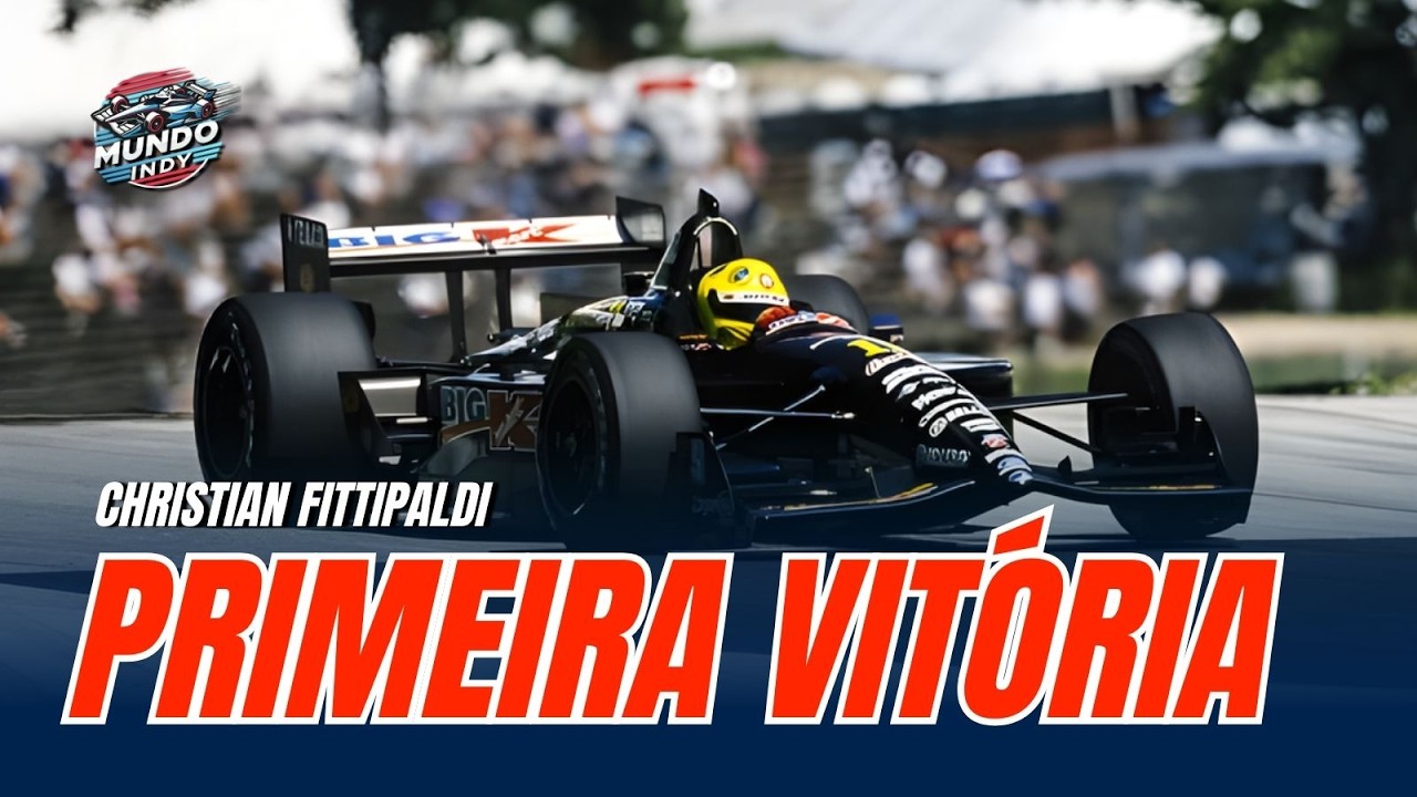 FÓRMULA INDY - VITÓRIA BRASILEIRA DE CHRISTIAN FITTIPALDI - ROAD AMÉRICA - ELKHARTLAKE - 1999