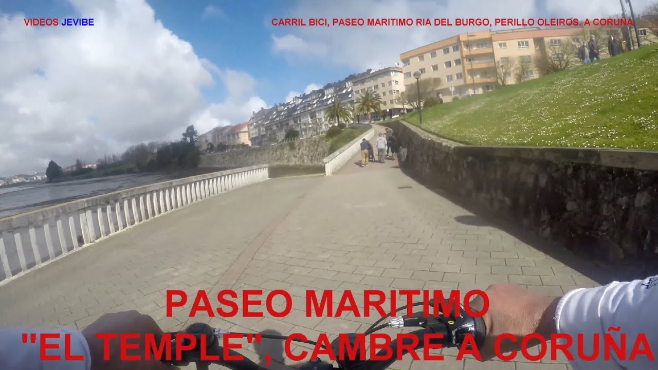 CARRIL BICI, TRAYECTO: O BURGO, EL TEMPLE, PERILLO Y PUENTE PASAJE, OLEIROS (A CORUÑA).