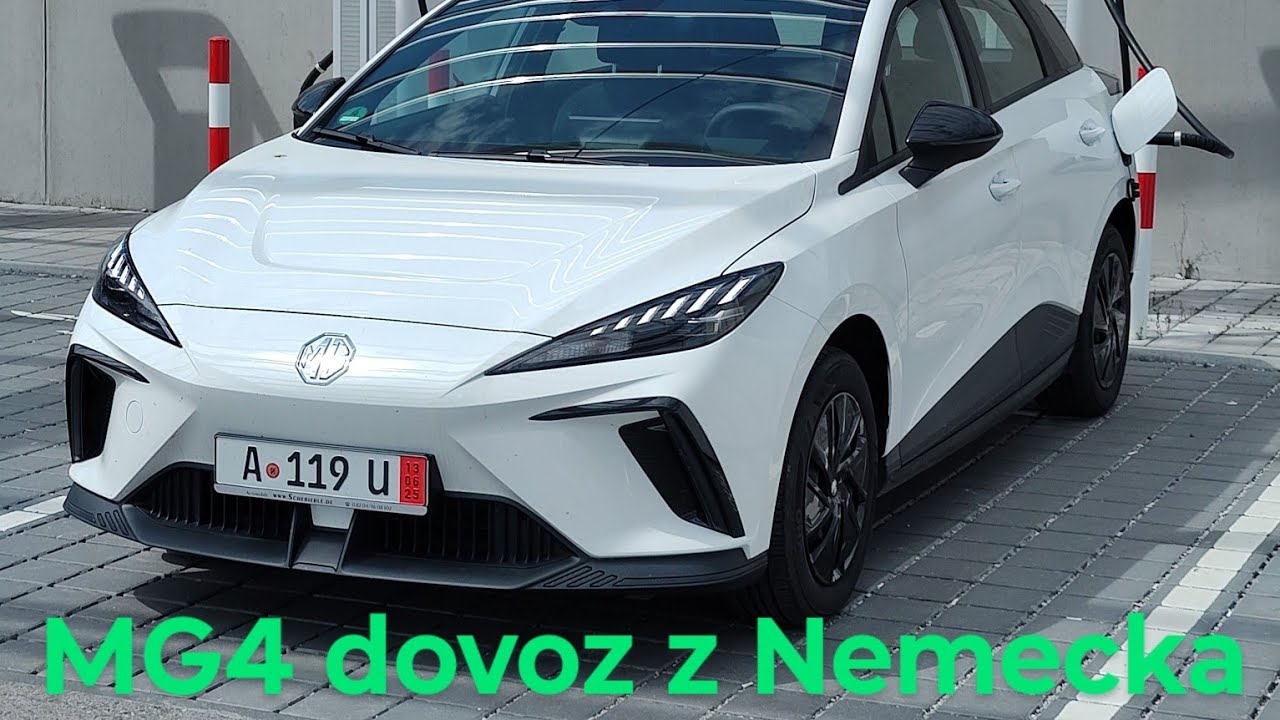 Dovoz z Nemecka: MG4 125 kW #MG4 #elektromobil #dovoz