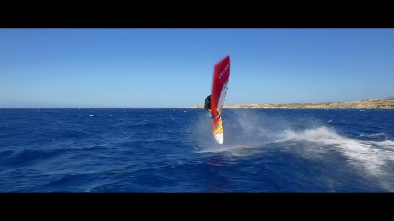 Windsurf in Karpathos - Drone control close distance 4K