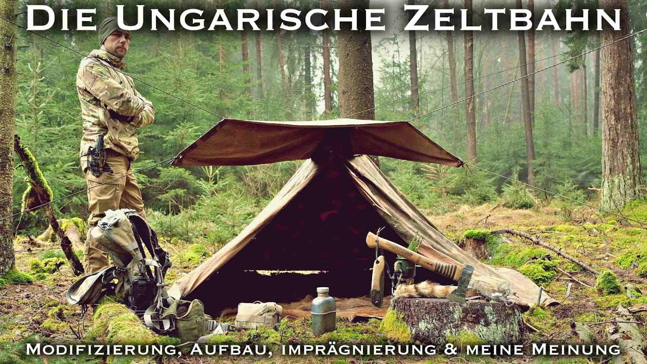 Ungarische Zeltbahn - Aufbau, Pflege, Verwendung und meine Meinung dazu.