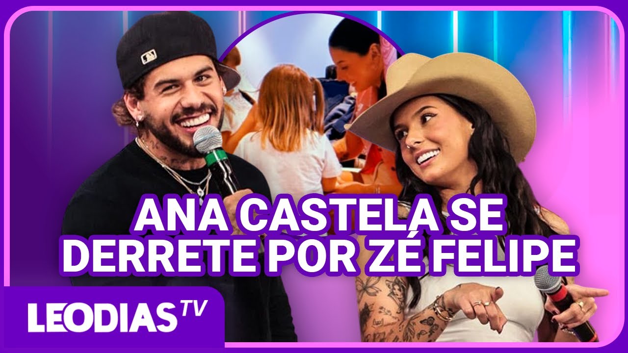 ANA CASTELA E ZÉ FELIPE ENCANTAM A WEB COM MOMENTO FOFO EM SHOW!