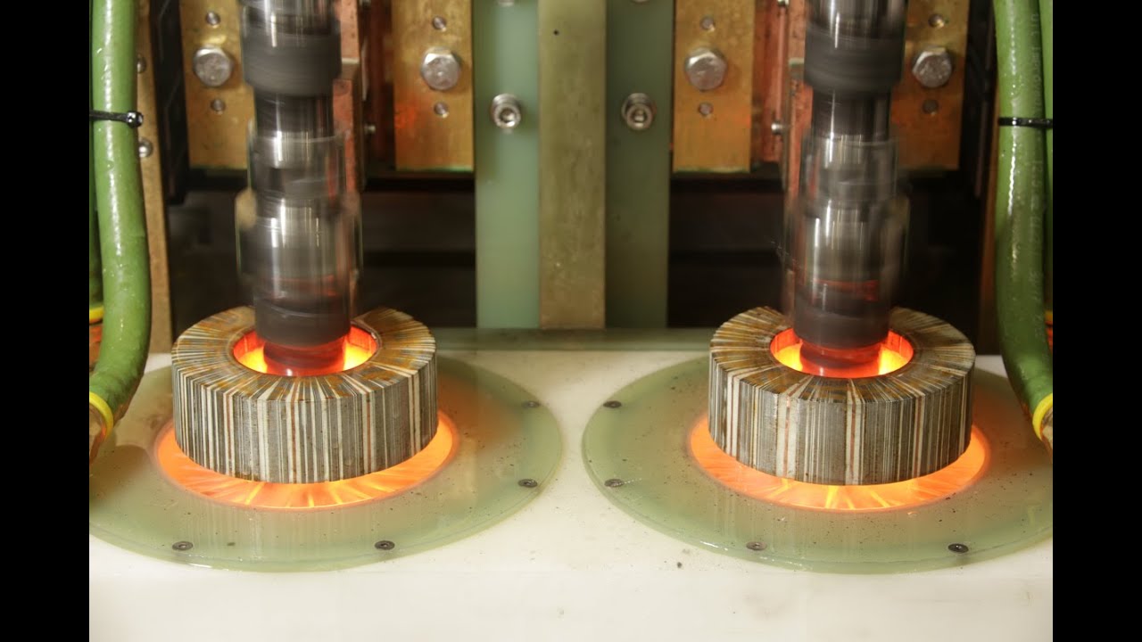 SAET - Vertical Induction Hardening Equipment for camshafts