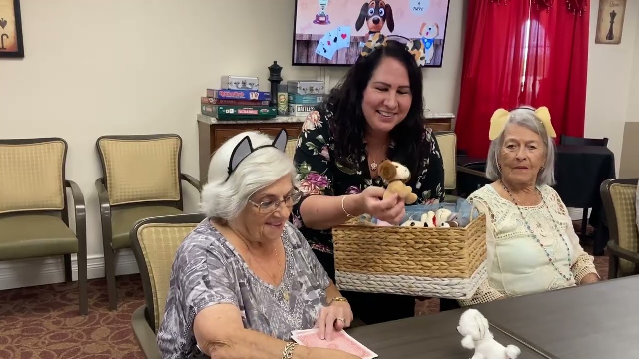Let's play lucky dog with our Assisted Living residents