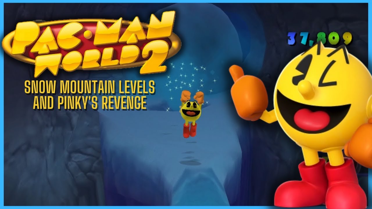 Pac-Man World 2 - SNOW MOUNTAIN LEVELS and Pinky's Revenge Walkthrough HD