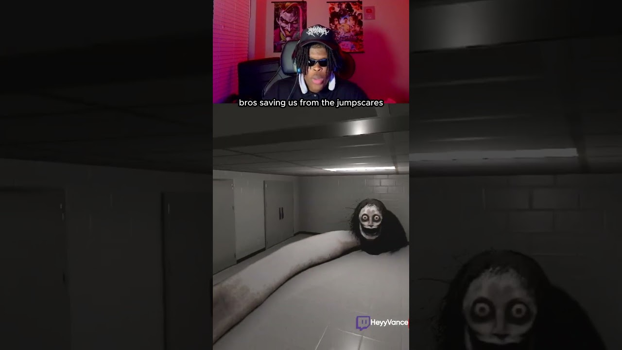 bro saved us from the jumpscare 😂 (Twitch/YT: HeyyVance) #theclassrooms #horrorgaming #jumpscares