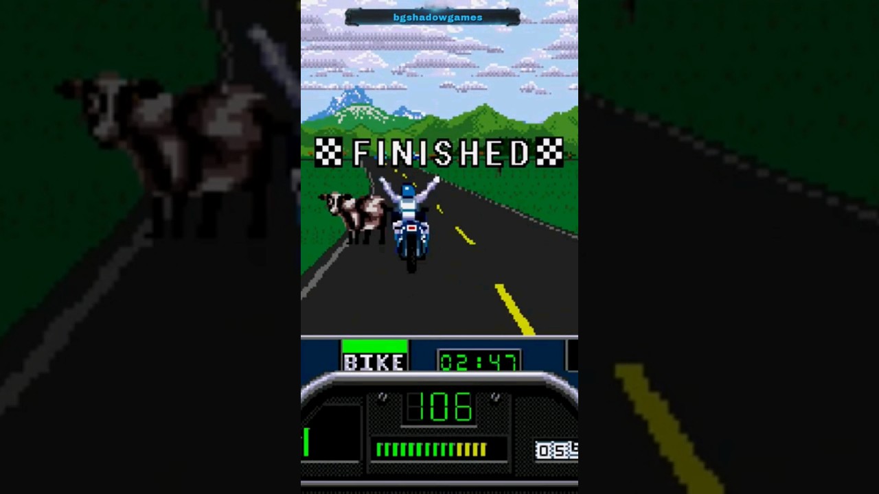 Winning Road Rash 2 In 2024 😄😂 #roadrash #retrogaming #shorts