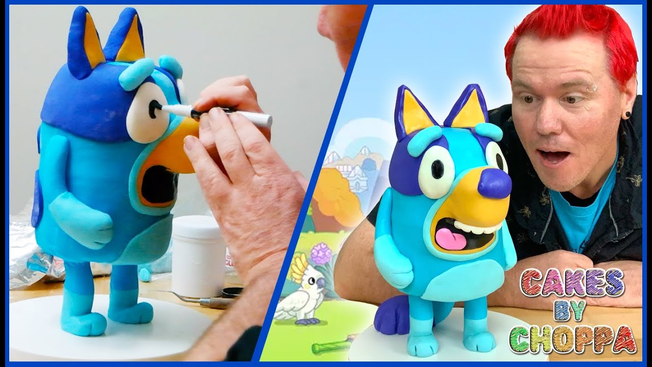 Bluey Cake - Standing up!  (how to)