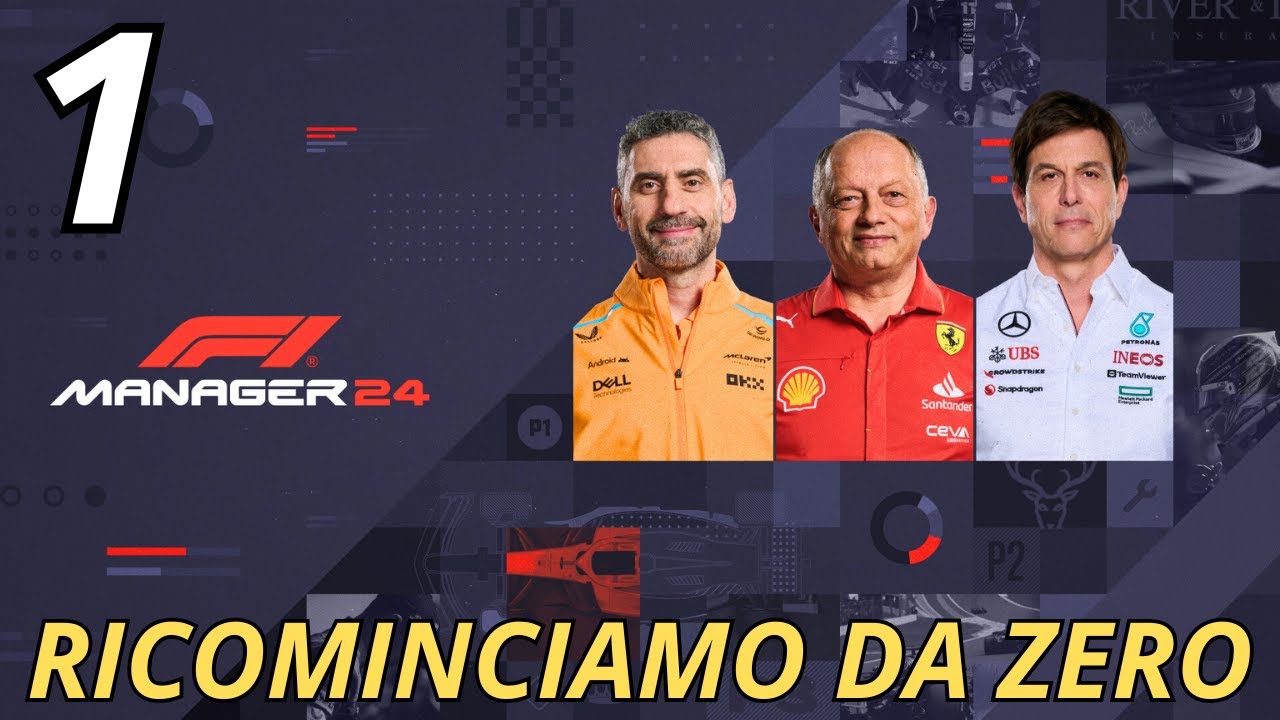 F1 MANAGER 24 Carriera Scuderia Gameplay ITA - Ripartiamo da zero - EP.1