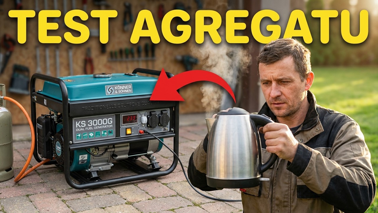 Przedstawiamy hybrydowy agregat prądotwórczy na benzynę i lpg KS3000G!