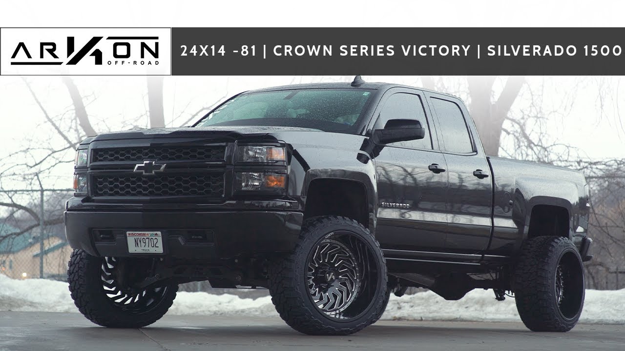 ARKON | Crown Series Victory 24x14 -81 | 2015 Chevy Silverado 1500