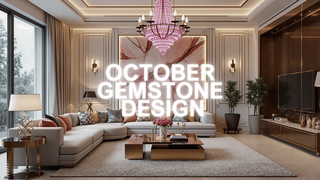 October Gemstone   Bold & Vibrant Tourmaline Inspired Interior Design!