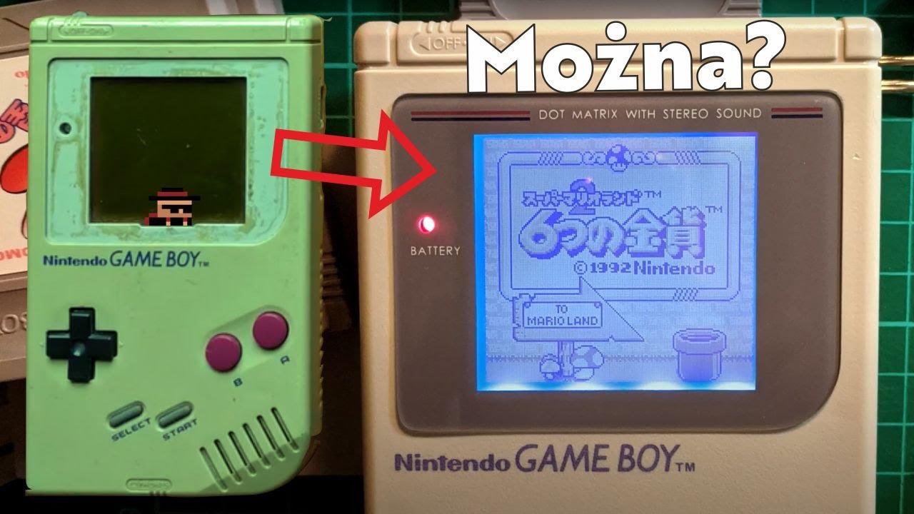 kbgb - Retrobrite GameBoy + Bivert Backlight - wybielanie