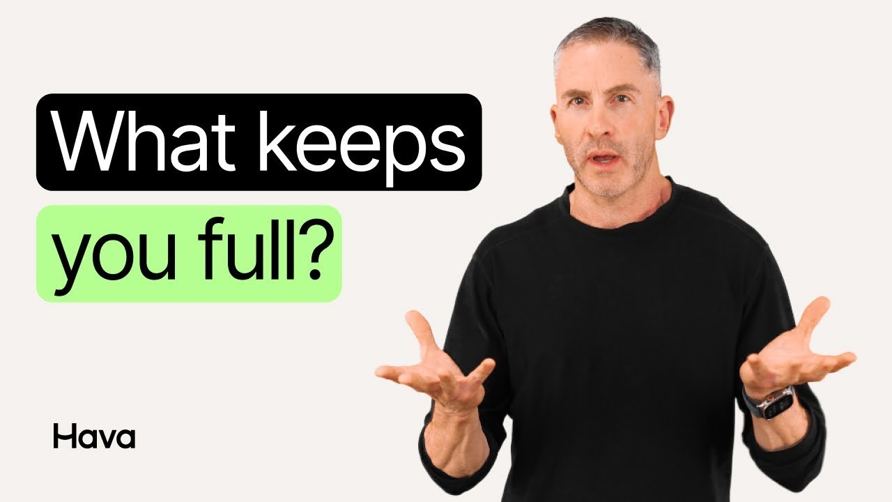 How do your food choices shape your appetite?