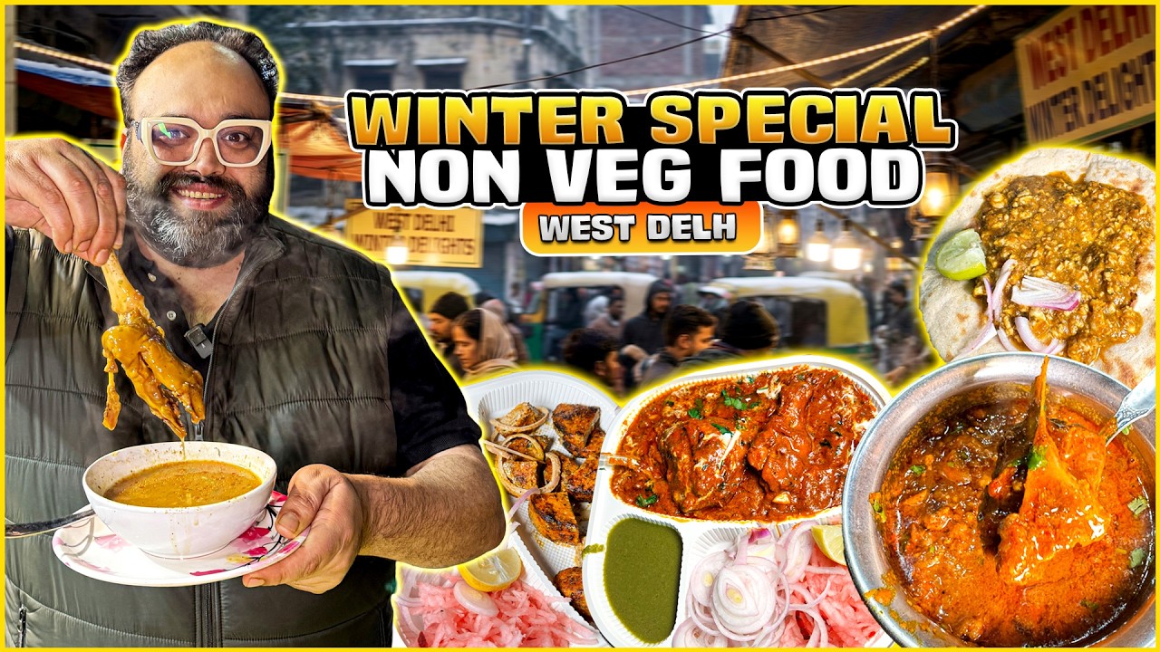 Winter Special Non Veg Food | Tawa Chicken, Salami Tikka, Raju Kharode, Mutton Keema, Brain Curry