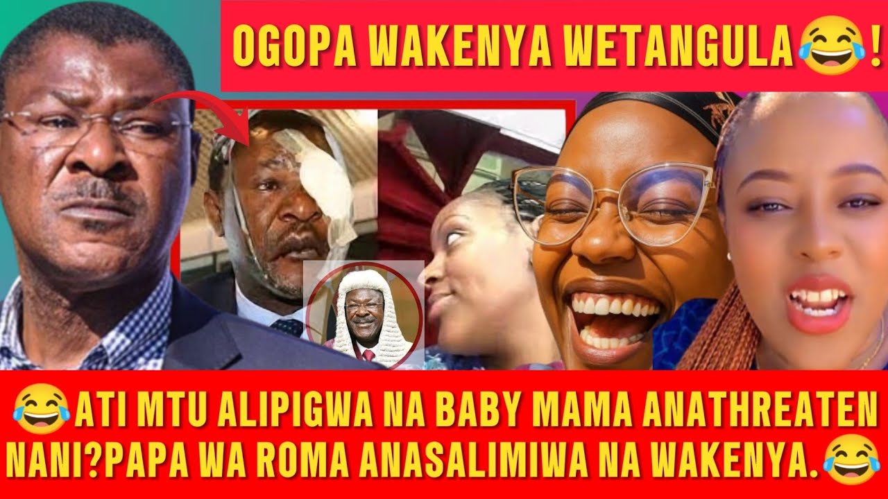 OGOPA WAKENYA🔥😂MOSES WETANGULA RECEIVES GREETINGS PROPERLY FROM GEN Z AFTER THREATENING THEM😂KIDOLE😂