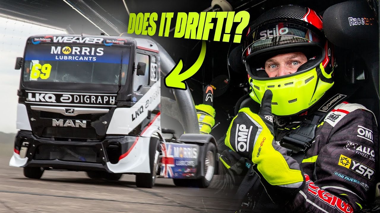 We drove a 1,150HP MAN TGX British Racing Truck with BTRC legend, Dave Jenkins!
