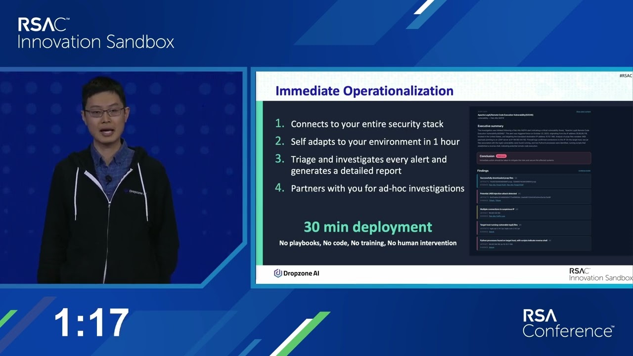 Dropzone A.I. — RSA Conference 2024 Innovation Sandbox