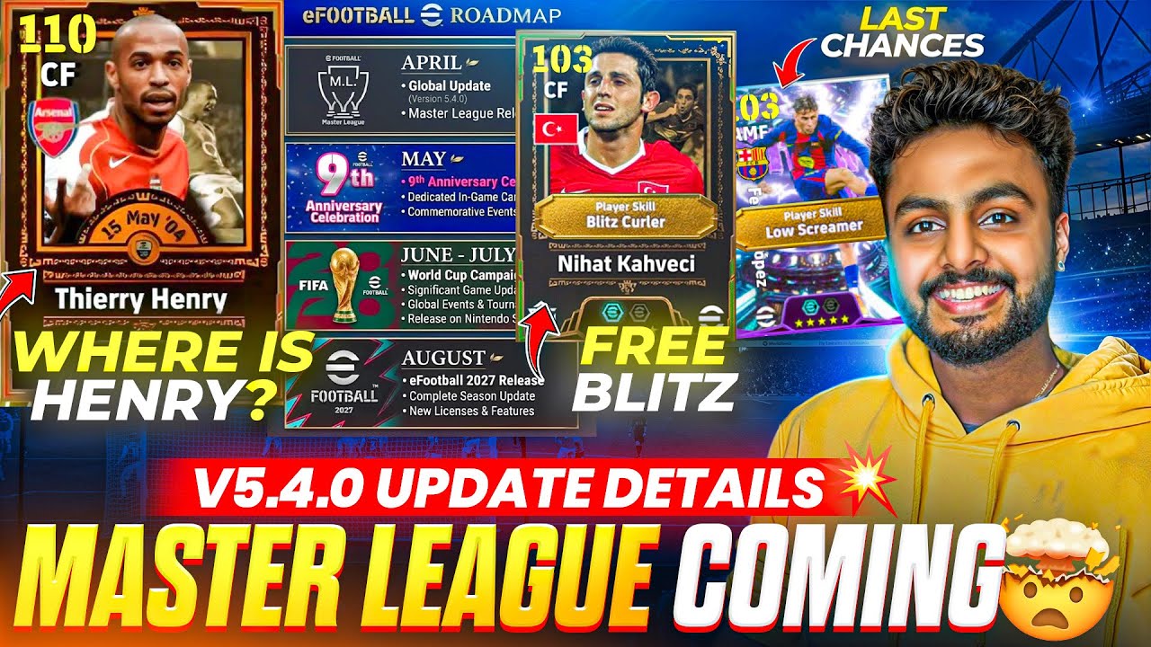 OMG🤯 HENRY NEWS + MAJOR UPDATE DETAILS🔥 OFFICIAL 2026 ROADMAP😍 MASTER LEAGUE + NEW CAMPAIGN LOADING🥶