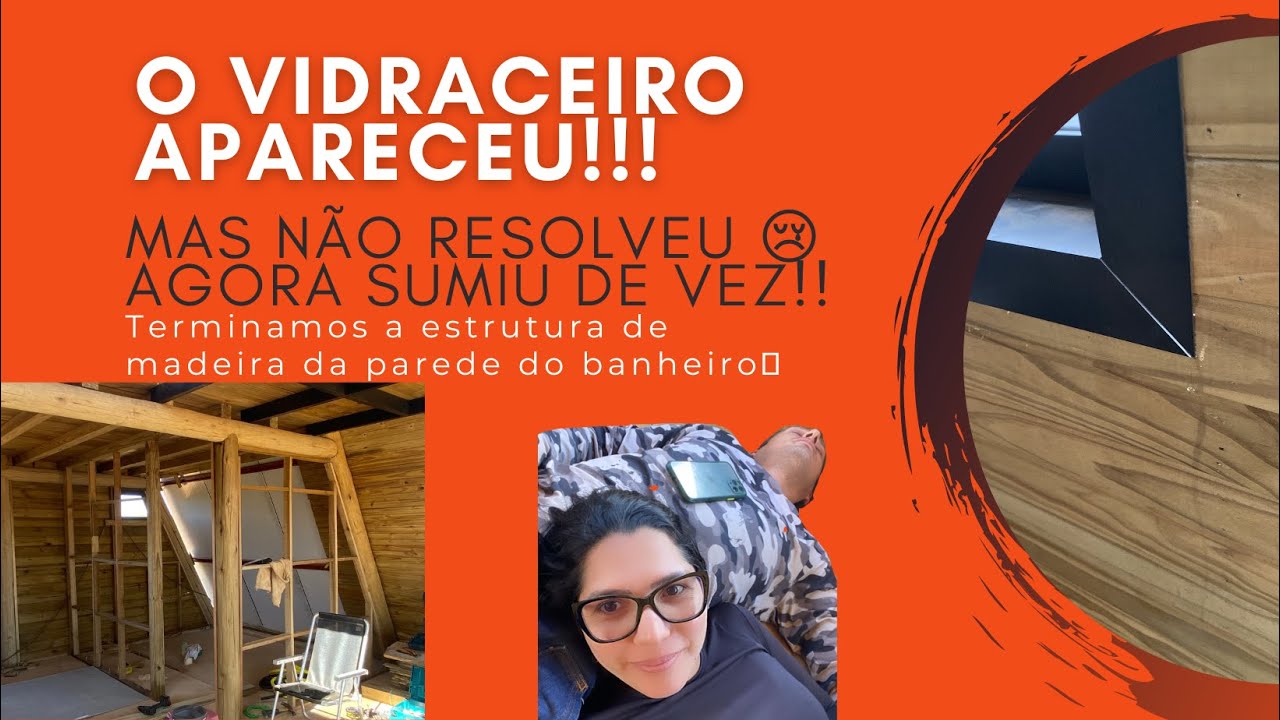 Banheiro com placa cimentícia no Chalé Suíço A Frame
